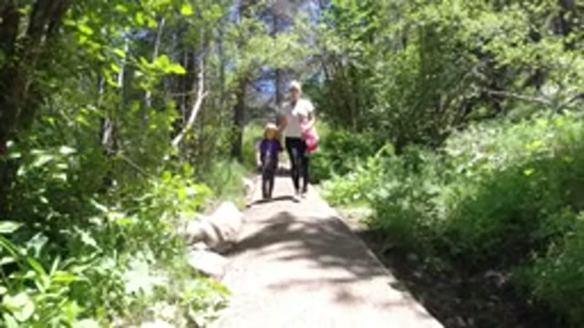 WINTER PARK COLORADO-2019: People Walking On A Trail In The Nature