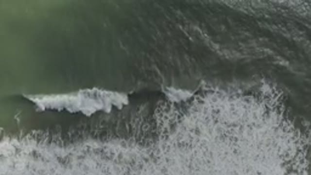 LOS CABOS MEXICO-2019: Wind Blowing Beautiful Swells In The Ocean View From