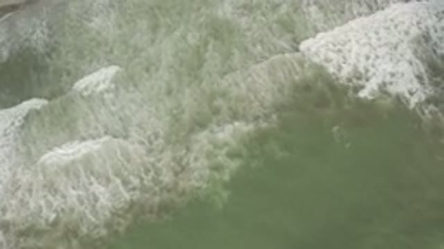 LOS CABOS MEXICO-2019: The Strong Waves Are Forming A Current On The Shore