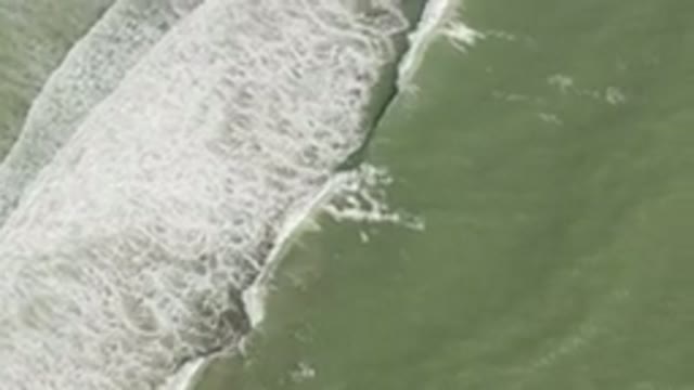 LOS CABOS MEXICO-2019: Waves Crashing On A Remote Beach With Whitecaps And No People
