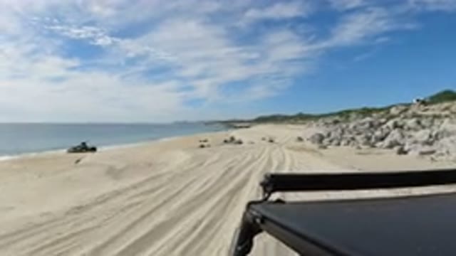 LOS CABOS MEXICO-2019: Driving Along The Beach