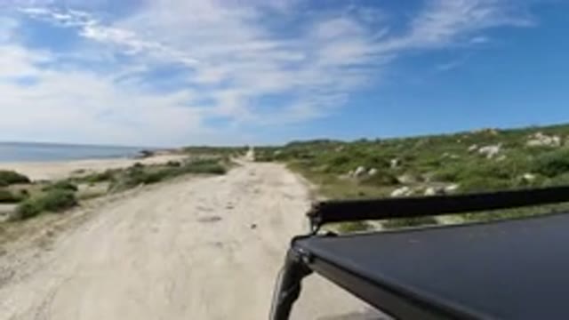 LOS CABOS MEXICO-2019: Long Secluded Drive Along The Oceanic Front On A Clear Day