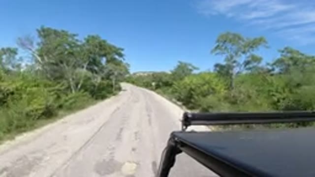 LOS CABOS MEXICO-2019: Driving Smoothly On An Empty Clean Road in Los Cabos