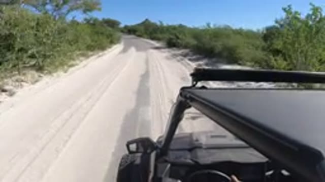 LOS CABOS MEXICO-2019: Driving On An Empty Road