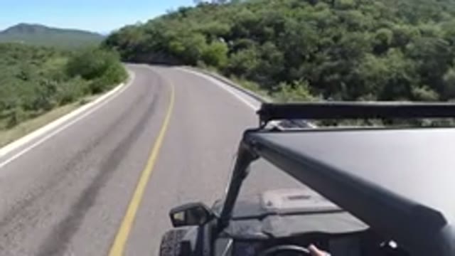 LOS CABOS MEXICO-2019: Road Trip On The Way To The Vast Green Forest With Clear Skies
