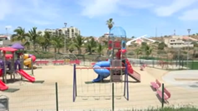 LOS CABOS MEXICO-2020: New Large Colorful Kids Play Area Located In A Sunny Warm