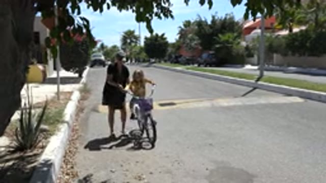 LOS CABOS MEXICO-2020: Learning How To Ride A Bike For The First Time