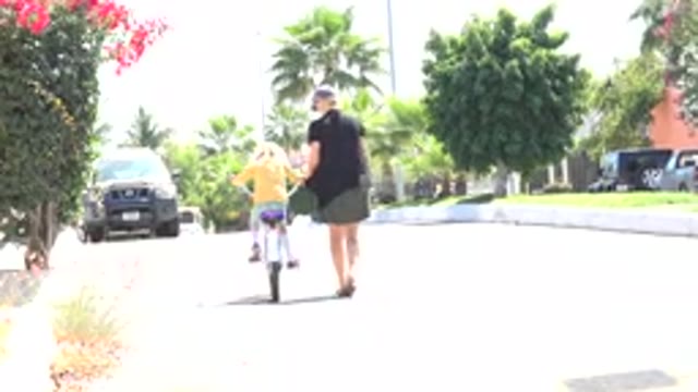 LOS CABOS MEXICO-2020: Mother in Black Dress Prevents Daughter From Falling
