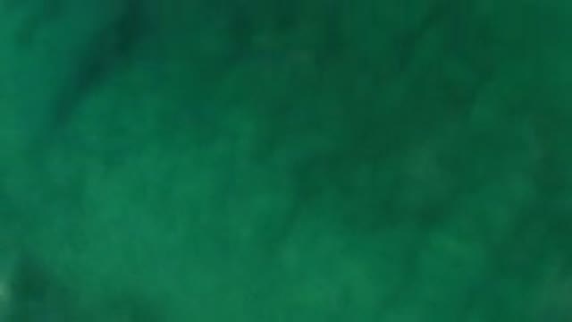 LOS CABOS MEXICO-2020: Moving Image Of A Cloudy Multiple Toned Green Object With