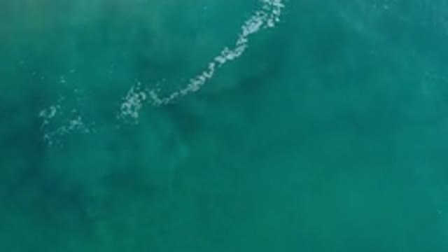 LOS CABOS MEXICO-2020: Clear Teal Water Reveals Reef With Small Waves