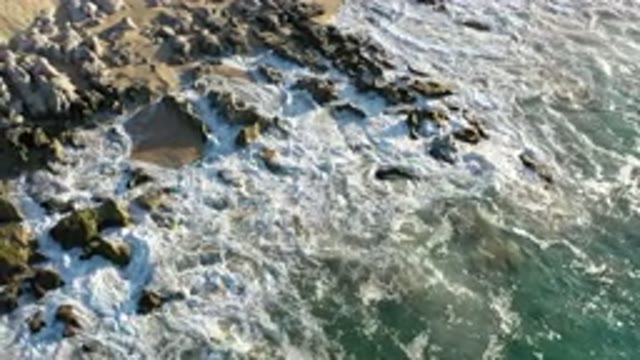 LOS CABOS MEXICO-2020: Waves At The Elegant Shore