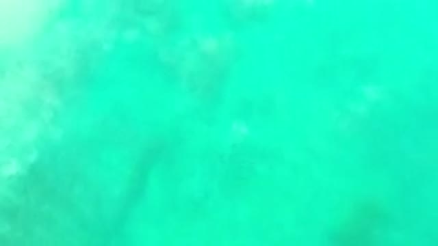 LOS CABOS MEXICO-2020: Relaxing Deep Blue Underwater Scene With Rotating Sphere