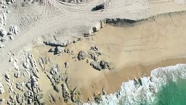 LOS CABOS MEXICO-2020: Land Slowly Eroding Away To The Bottomless Ocean
