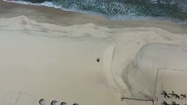 LOS CABOS MEXICO-2020: Empty Beach Waiting For Friends And Family To Gather And