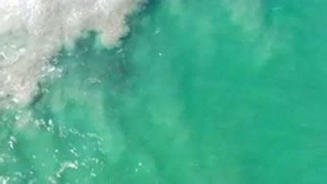 LOS CABOS MEXICO-2020: Aerial View Of The Beautiful Ocean And Its Beautiful Green Coastline