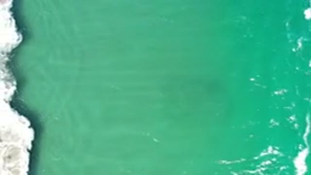 LOS CABOS MEXICO-2020: A Strong Wave Removing Mud In The Deep Green Sea