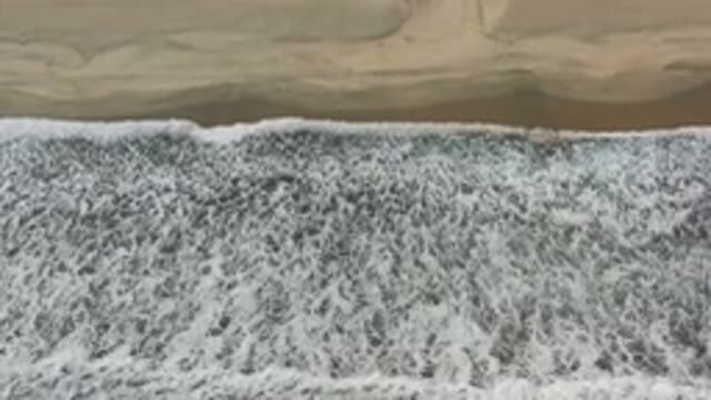 LOS CABOS MEXICO-2020: Slow Motion Waves Coming In Front On Beach