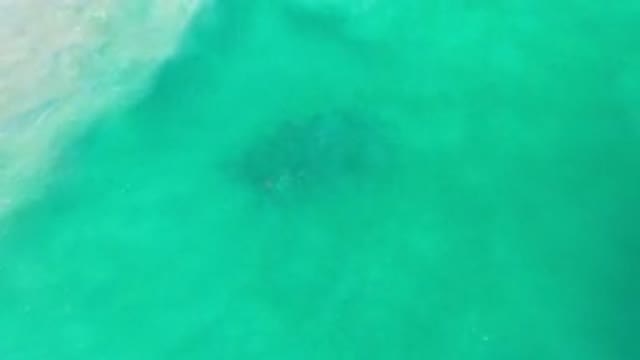 LOS CABOS MEXICO-2020: Surf Rolling On The Beautiful Turquoise Sea With Waves