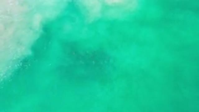 LOS CABOS MEXICO-2020: Flowing Beautiful Water Image Resulting In A Calming And