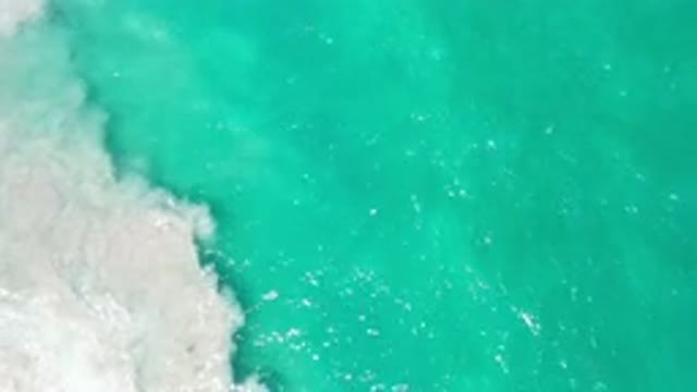 LOS CABOS MEXICO-2020: Vertical View Of A Teal Blue Sea