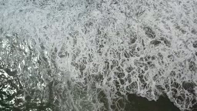 LOS CABOS MEXICO-2020: Rough Sea Water With Lots Of White Water Without Beach