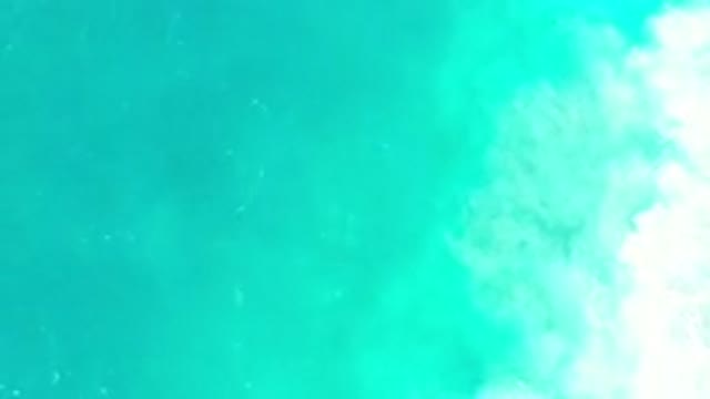 LOS CABOS MEXICO-2020: Over the Ocean View of Relaxed Crystal Clear Waves