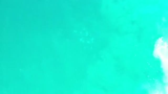 LOS CABOS MEXICO-2020: Peaceful Scene of a Green Sea Relaxing Her Aunt
