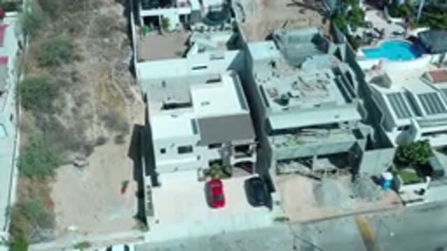 LOS CABOS MEXICO-2020: A View Of House With Two Cars