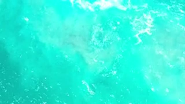 LOS CABOS MEXICO-2020: Clear Blue Ocean Water Waves On A Loop Relaxing Peaceful