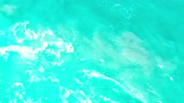 LOS CABOS MEXICO-2020: Footage Of Sea With Crystal Clear Water And Sun Shining