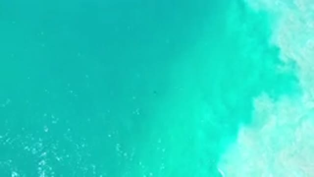 LOS CABOS MEXICO-2020: Sparkling Turquoise Green Ocean Waters Rippling And Glistening