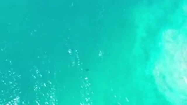 LOS CABOS MEXICO-2020: Aerial View Of Clear Ocean Water With Calm And Peaceful