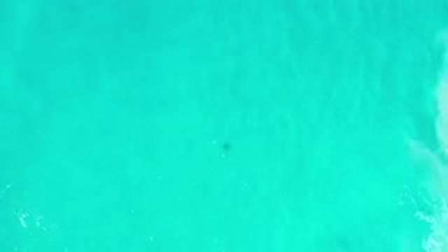 LOS CABOS MEXICO-2020: Aerial View Of Incredible Green Ocean With Some Ocean