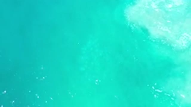 LOS CABOS MEXICO-2020: Refreshing Blue Waters With Gentle Waves Slowly Rolling