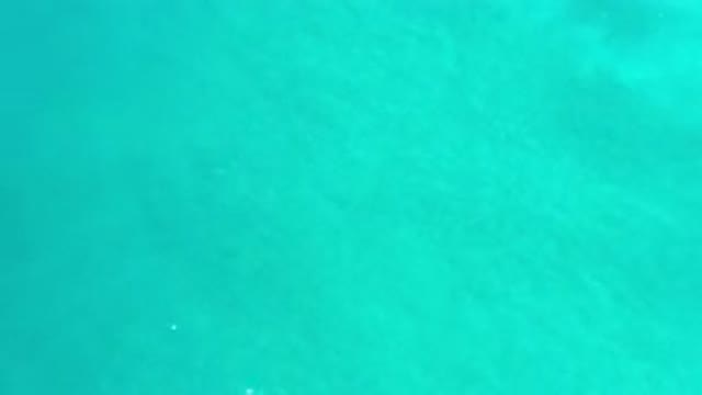 LOS CABOS MEXICO-2020: Crystal Clear Blue Water With Gentle Waves Ripples And No