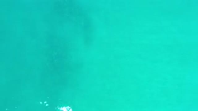 LOS CABOS MEXICO-2020: Calm Waves Moving From Left To Right On A Clear Sunny Day