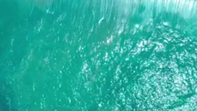 LOS CABOS MEXICO-2020: Clear Blue Sea Seen From The Sky