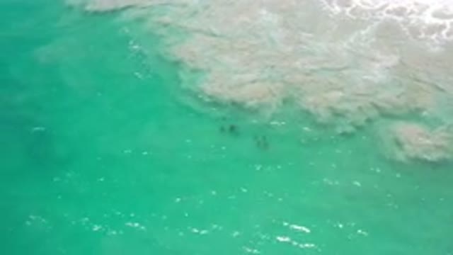 LOS CABOS MEXICO-2020: Aerial View Of The Green Ocean In A Sunny Day
