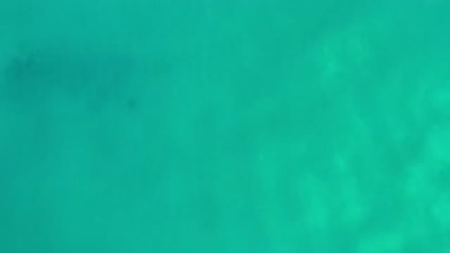 LOS CABOS MEXICO-2020: Ocean Floor Showing Through Gorgeous Emerald Water As It