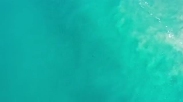 LOS CABOS MEXICO-2020: Beautiful Scene of a Green Sea Relaxes Uncle Ben