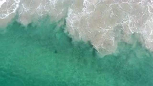 LOS CABOS MEXICO-2020: Rolling Waves Heaving On An Azure Shallow Sea With