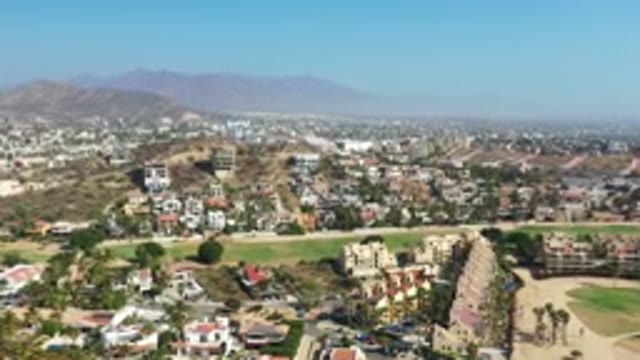 LOS CABOS MEXICO-2020: A Breathtaking View From The Top Of A Residential City