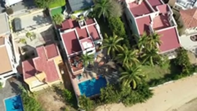 LOS CABOS MEXICO-2020: Rooftops Abroad While Someone Is Recording The View