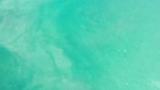 LOS CABOS MEXICO-2020: Clear Clean And Calm Turquoise Water Waves Flowing In A