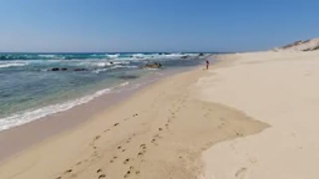LOS CABOS MEXICO-2020: Walking By The Waves On The Beach With My Family