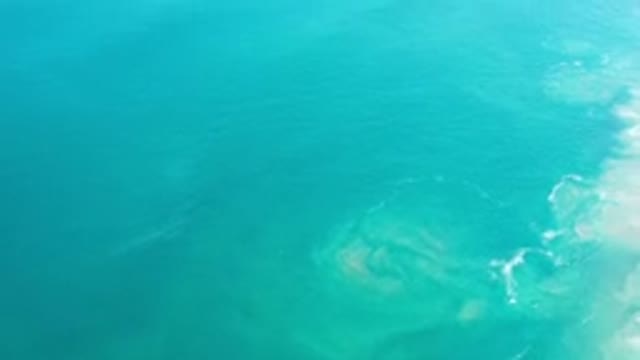 LOS CABOS MEXICO-2020: Air Shot Of Tropical Beach Coastline