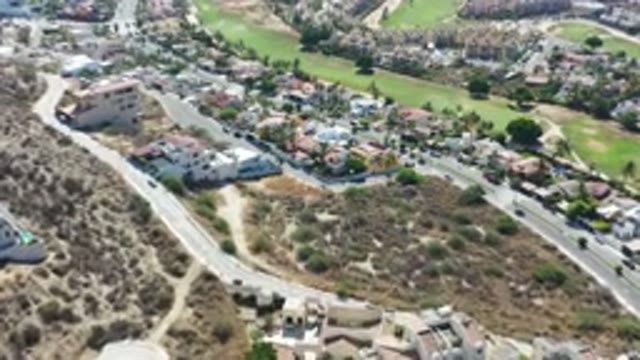 LOS CABOS MEXICO-2020: A View Of City With Roads