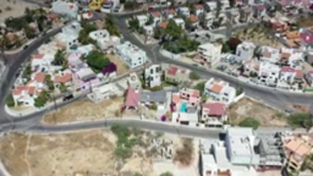 LOS CABOS MEXICO-2020: Flying Above Empty Roads in a City