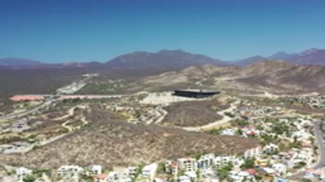 LOS CABOS MEXICO-2020: Flyover Video Showing Beautiful Hills And Mountains In