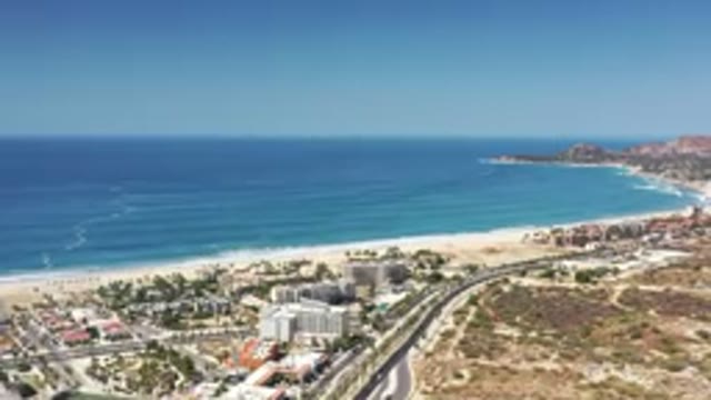 LOS CABOS MEXICO-2020: Sky View Of Busy People With Big Jobs And An Amazing